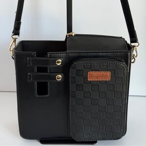 Raizestilo Portable Water Bottle Bag Holder Crossbody Adjustable Strap